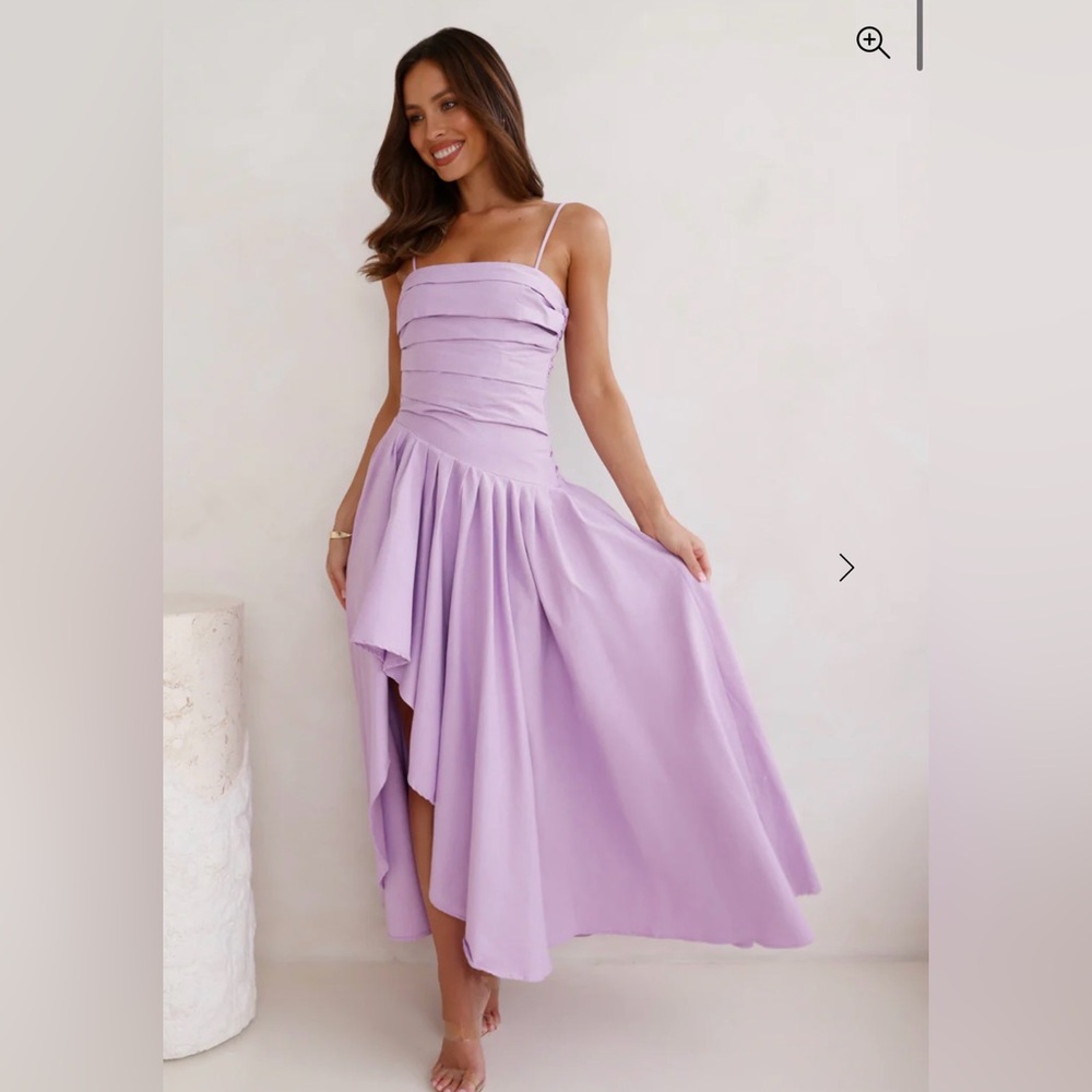 Hello Molly Midi/Maxi Lavender Dress